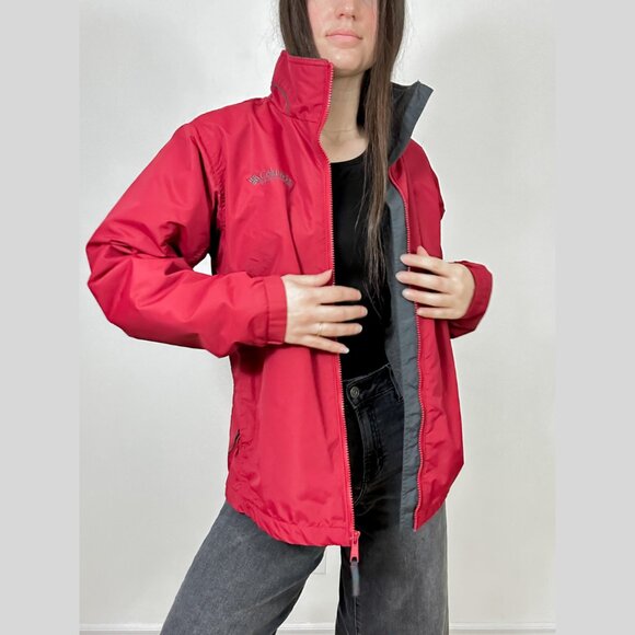 *Vintage Columbia Jacket Waterproof Fleece Lined Red Ladies - Picture 3 of 9